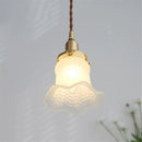 lustre nordique rétro en verre pour décoration intérieure