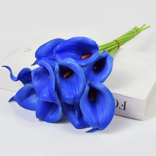 lot de fleurs artificielles lys calla pour mariage et décoration - vue 12 sur 17