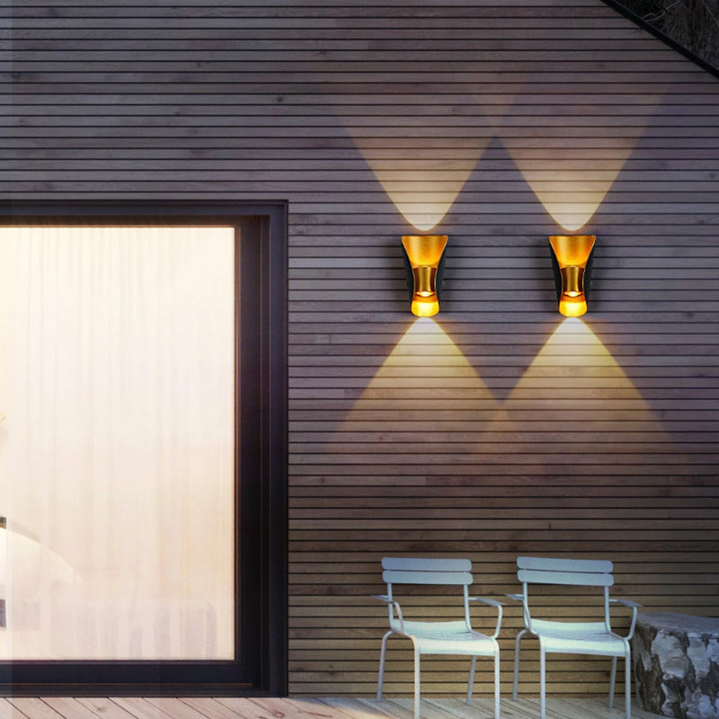 applique murale led nordique minimaliste en aluminium