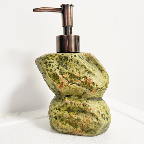 Ceramic Liquid Soap Dispenser, Personalized Bathroom Hand Wash Shampoo, Body Wash Dispensing Soap Bottle, Manual Push, 300ml - vue 7 sur 6