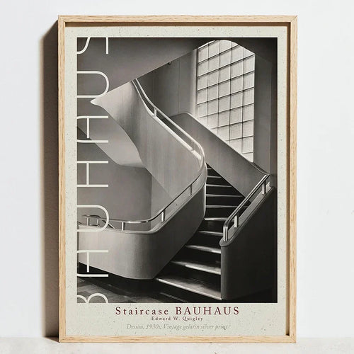 affiches géométriques bauhaus pour décoration murale moderne