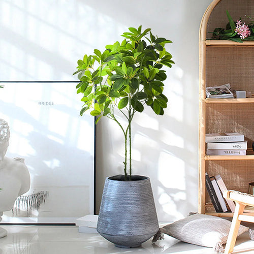 palmier artificiel grandes plantes tropicales en plastique pour décoration intérieure - vue 2 sur 7