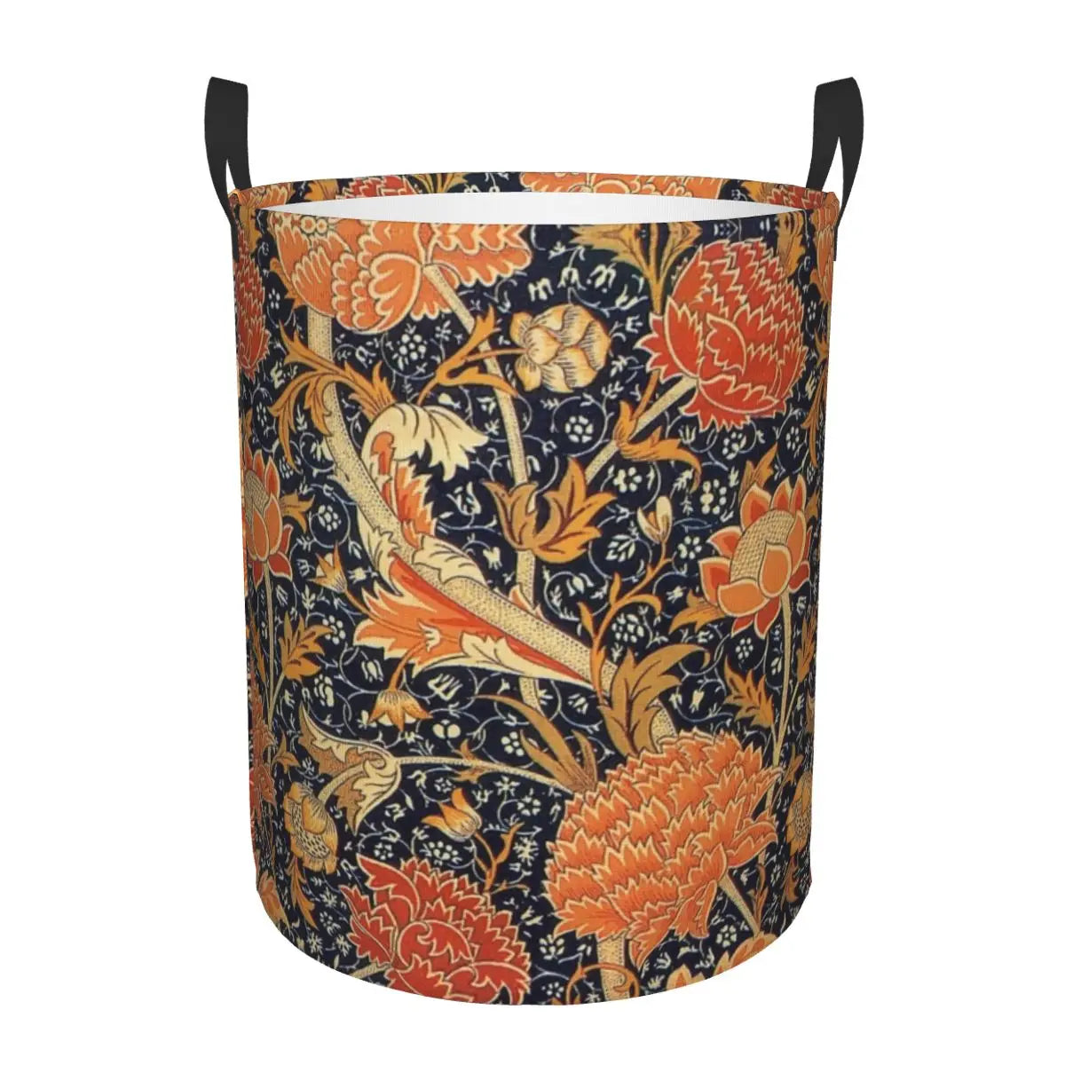 panier à linge pliable floral pour rangement jouets bébé - vue 30 sur 30
