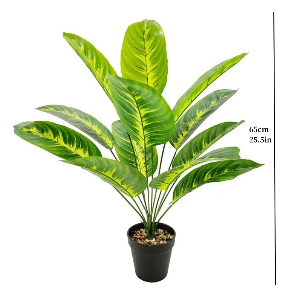 plante artificielle palmier plantain pour décoration intérieure et extérieure - vue 23 sur 27