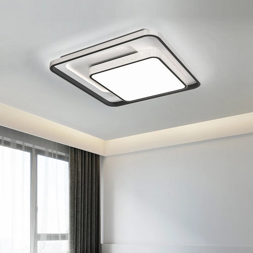 Modern minimalist nordic creative recessed LED ceiling light - vue 6 sur 14