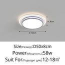 Modern minimalist LED ceiling light for creative decor