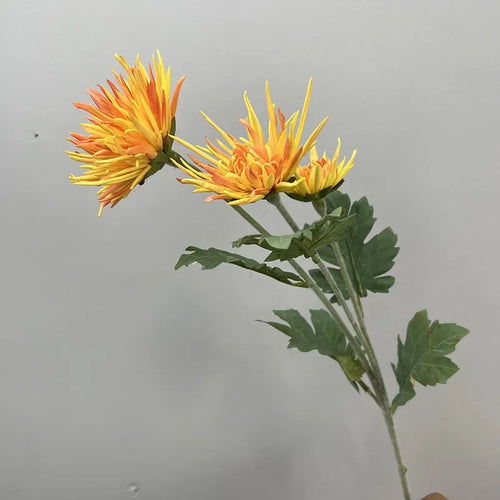 Artificial chrysanthemum plant realistic touch commercial decoration
