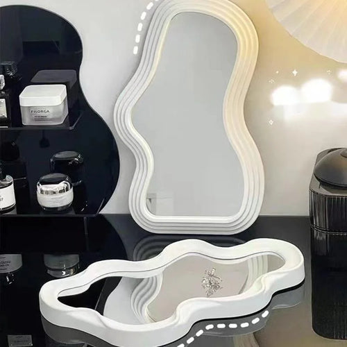 miroir mural nuage kawaii pour décoration intérieure et maquillage - vue 4 sur 12