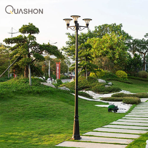 Solar LED garden lamp for outdoor paths and garden - vue 2 sur 13
