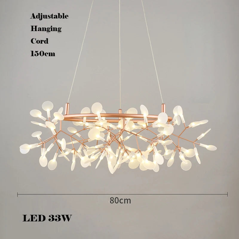 lustre créatif en acier inoxydable et acrylique pour décoration intérieure - vue 15 sur 18