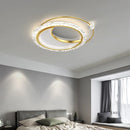 Minimalist round acrylic LED chandelier nordic atmosphere