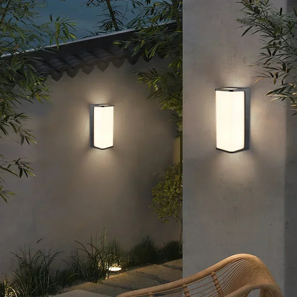 Applique murale LED étanche extérieure IP65 éclairage extérieur LED moderne porche lumières balcon jardin lumières applique extérieure 110V 220V - vue 4 sur 7