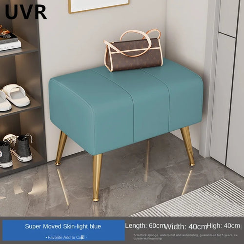 banc à chaussures moderne et luxueux avec assise confortable - vue 6 sur 10