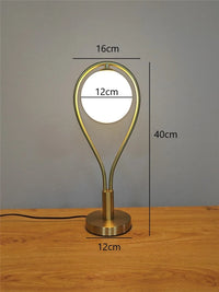 lampes de sol led artistiques en forme de raquette avec boule de verre
