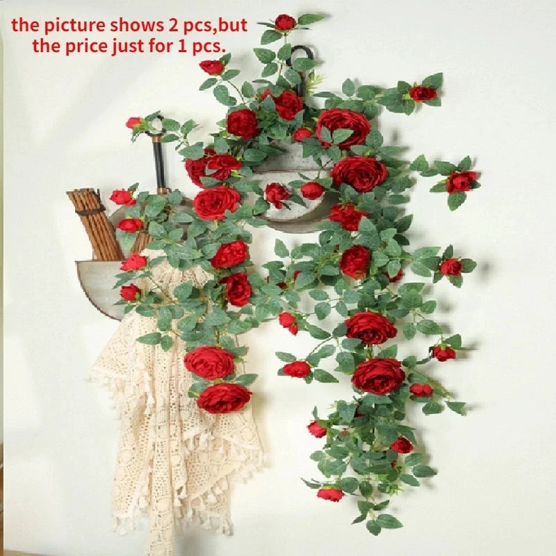 fleurs artificielles en soie roses vignes décoration florale élégante