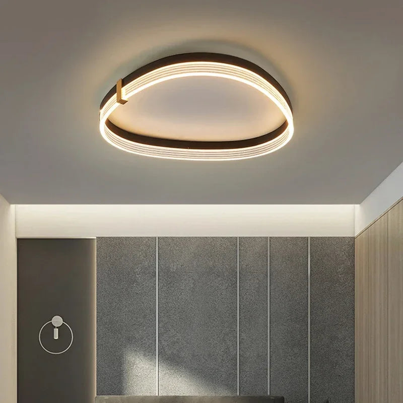 Plafonnier moderne à leds pour intérieur décoration maison - vue 7 sur 21