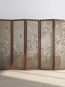 Chinese style solid wood partition screen, living room, entrance, foyer, hotel, classical bedroom, shelter, household folding