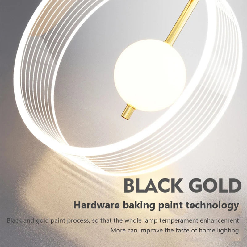 Minimalist nordic LED wall light for luxurious interiors - vue 5 sur 12