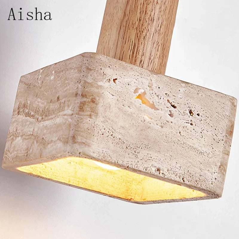 suspension en pierre naturelle style scandinave pour décoration intérieure - vue 5 sur 8