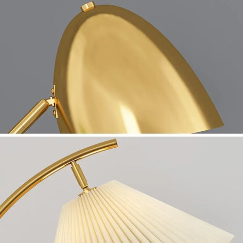 lampadaire nordique à led abat-jour en tissu pour décoration intérieure - vue 5 sur 18