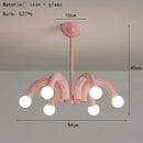 Modern milky white LED pendant light, living room, bedroom, children's room, creative decoration pendant light