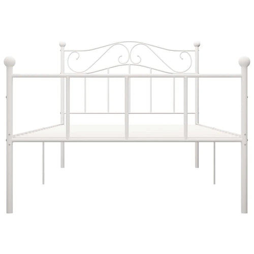Iron Bed Frame Modern Style Double Single Bed with Headboard, Simple feel food food Iron Frame Bed Bed Bed Furniture - vue 5 sur 12
