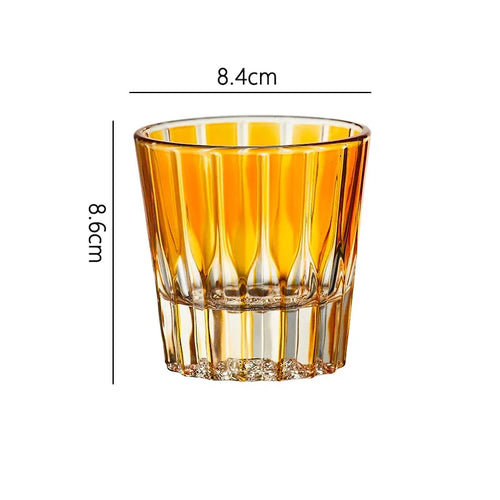 Verre whisky cocktail stries verticales design cristal 200ml