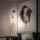 applique murale moderne en cuivre lampe d'ambiance décoration de luxe