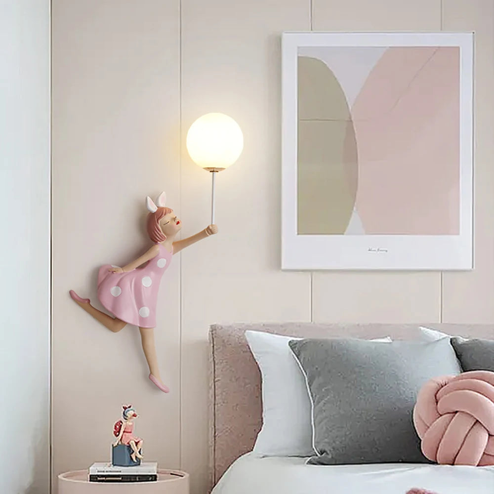 Applique murale 3d dessin animé pour fille décoration chevet - vue 4 sur 15
