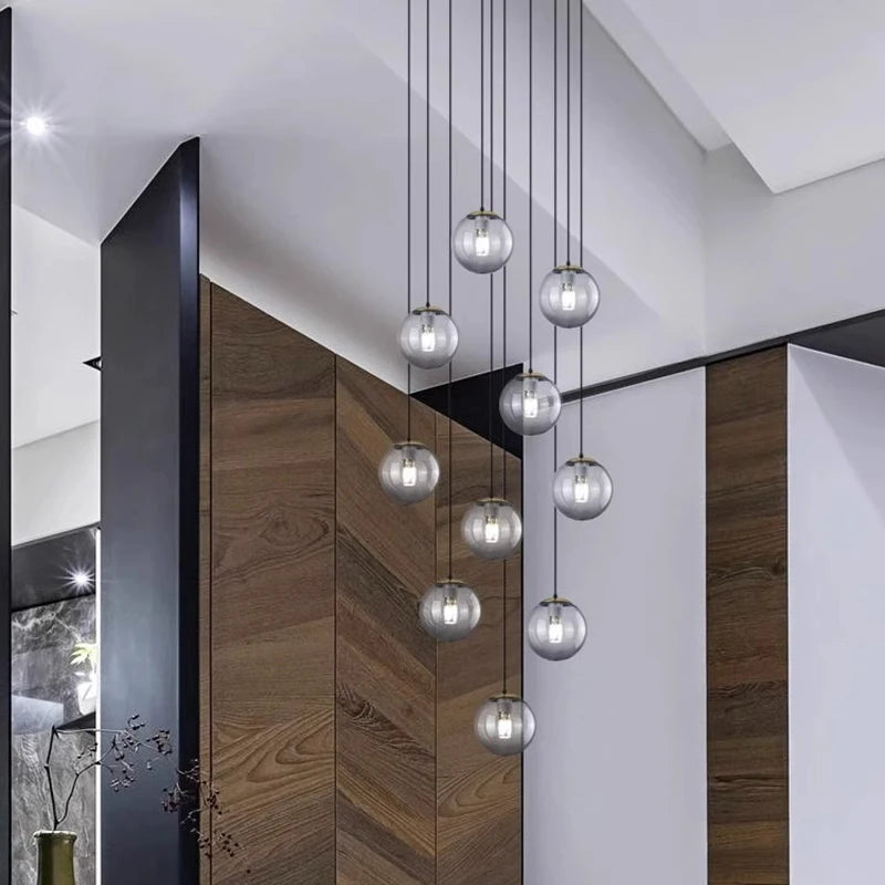 Nordique décor à la maison salle à manger suspension lumières éclairage intérieur plafonnier suspension lustre lampes pour salon - vue 2 sur 24