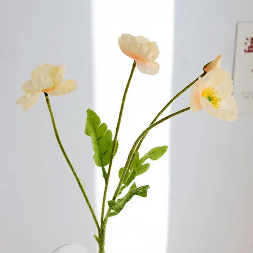 fleurs artificielles coquelicots pour mariage et décoration intérieure - vue 10 sur 25