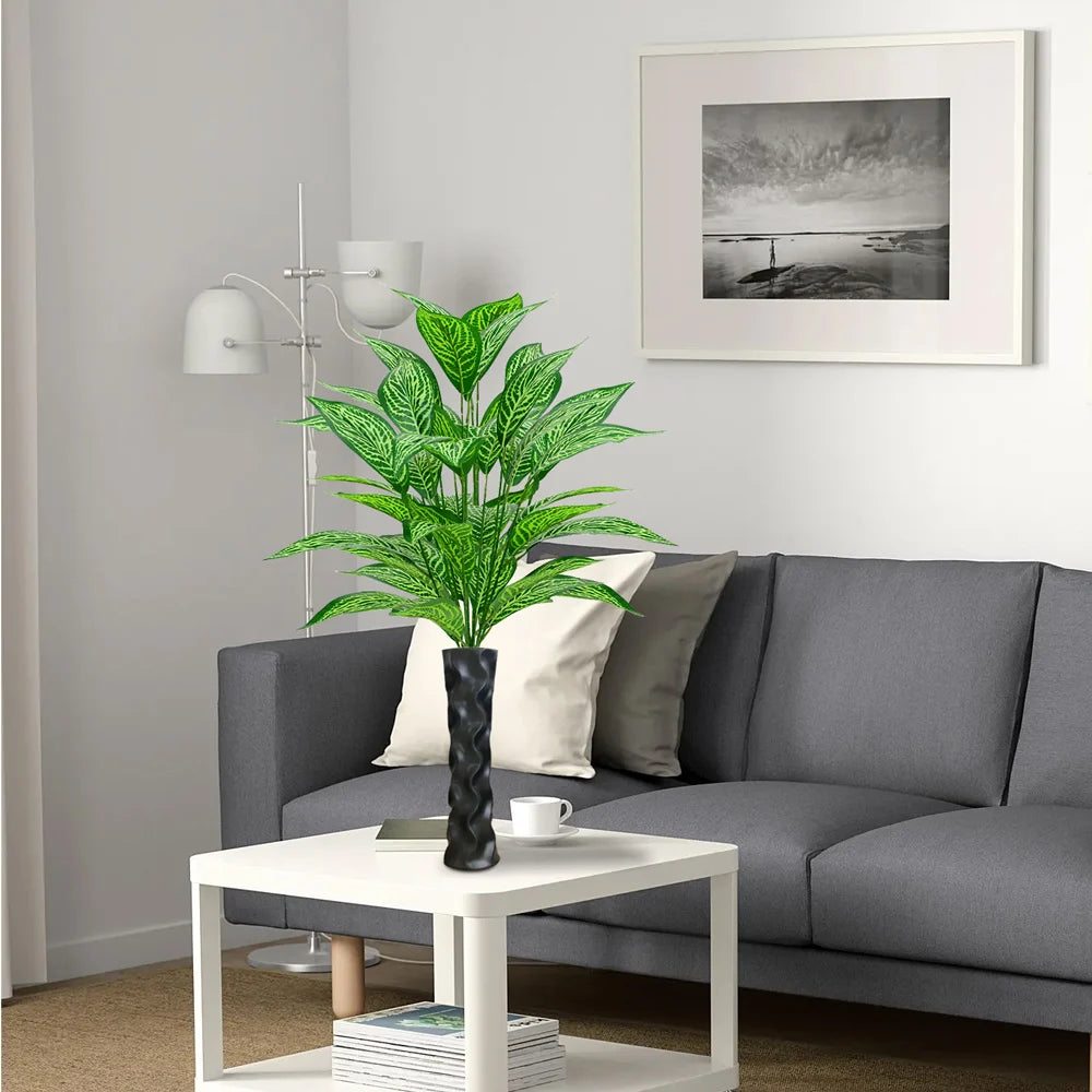 plantes artificielles branche de magnolia pour décoration extérieure jardin - vue 4 sur 9