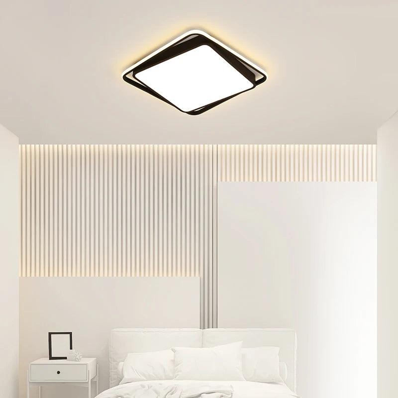plafonnier led encastré minimaliste moderne pour loft - vue 5 sur 12