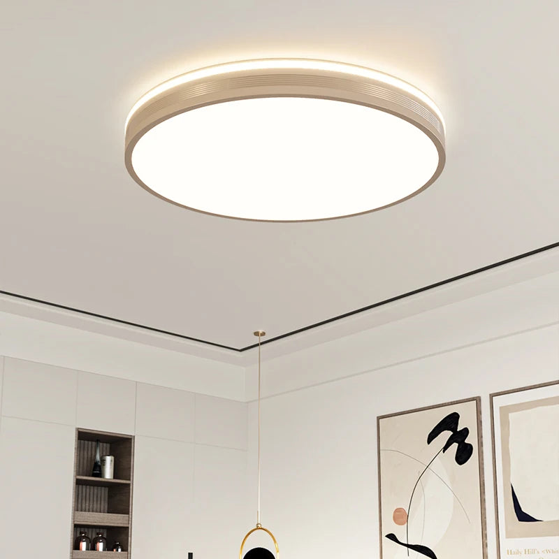 plafonnier macaron nordique moderne à leds pour maison - vue 4 sur 12
