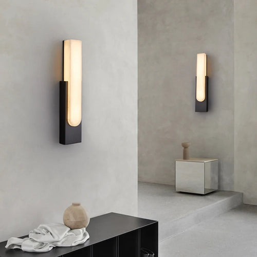 Applique murale LED en marbre au Design moderne - vue 2 sur 11