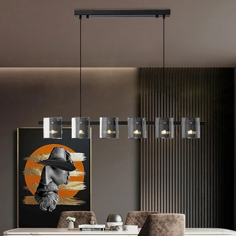 lampe suspendue led nordique pour décoration intérieure