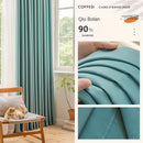 Rideau moderne plissé occultant luxe pour salon chambre