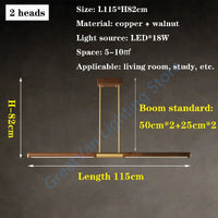suspension led design moderne pour décoration intérieure