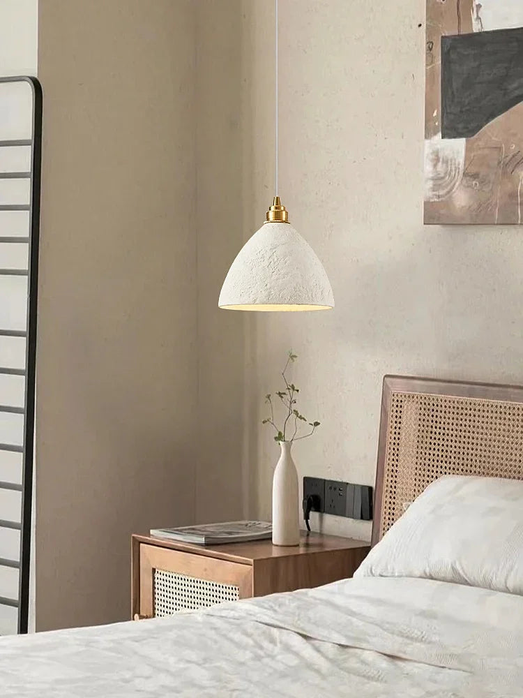suspension artisanale wabi-sabi pour ambiance japonaise moderne - vue 5 sur 16
