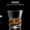 Verres cristal motif taillé whisky vin bière