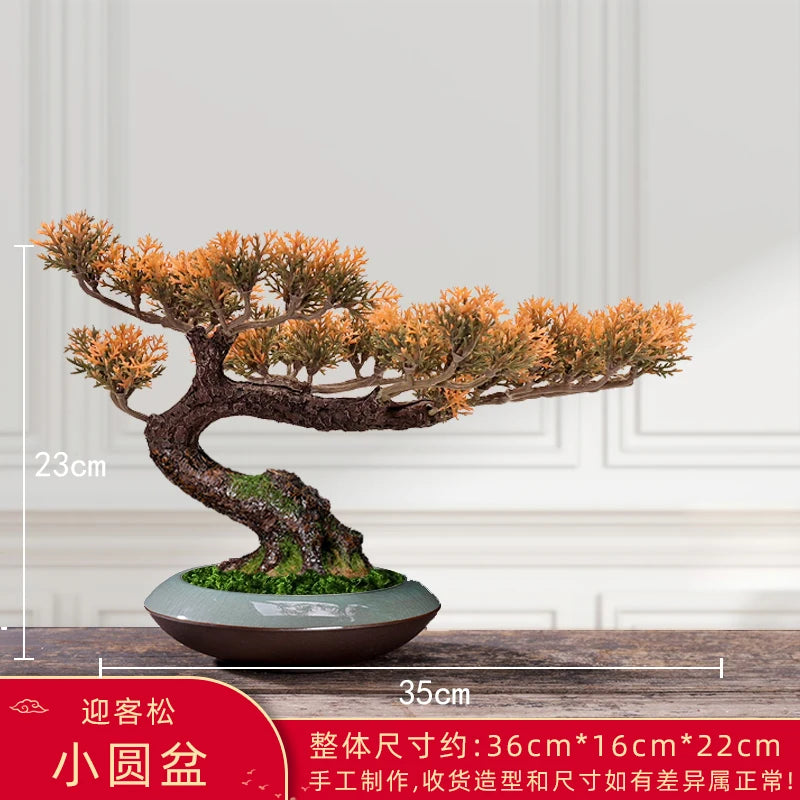 décoration intérieure faux arbre bonsaï style chinois pour un paysage apaisant - vue 8 sur 33