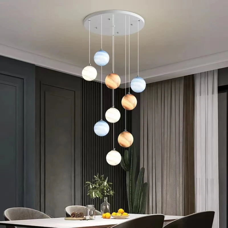 suspension moderne créative pour espace minimaliste élégant - vue 4 sur 16