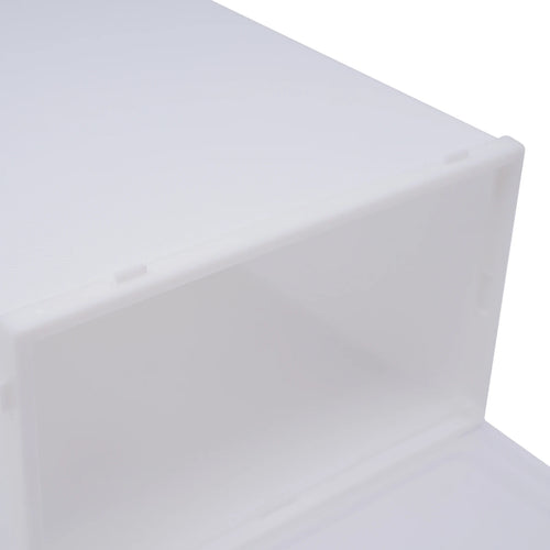 lot de 20 boîtes à chaussures pliables transparentes pour rangement - vue 5 sur 6