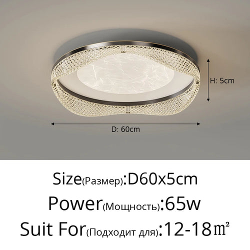 plafonnier moderne en laiton design créatif minimaliste pour intérieur