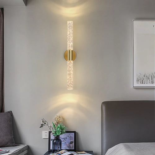 Nordic style minimalist LED acrylic bubble wall light - vue 4 sur 8