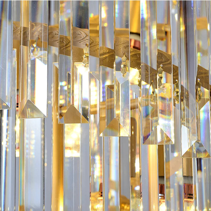 lustre moderne en cristal pour décoration intérieure élégante et lumineuse - vue 6 sur 6