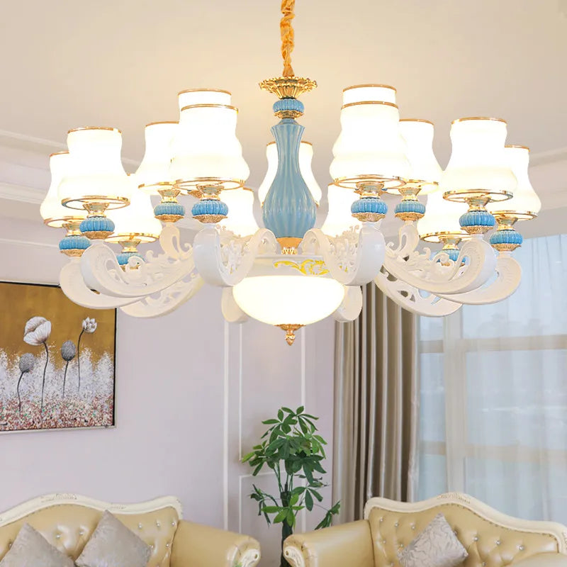 lustre moderne en céramique pour un éclairage intérieur élégant - vue 4 sur 6