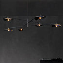 lustre en verre suspension métal ampoule g4 hauteur ajustable