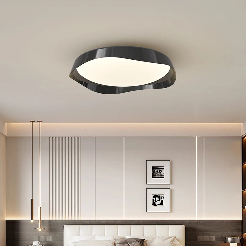 plafonnier LED style wabi-sabi rétro haut de gamme créatif - vue 5 sur 9