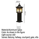 Contemporary outdoor LED lamp for garden and courtyard